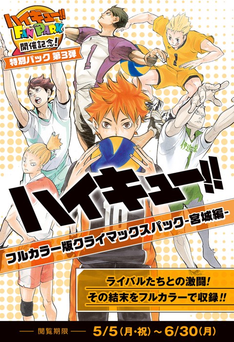 『ハイキュー!!』フルカラー版クライマックスパック-宮城編-